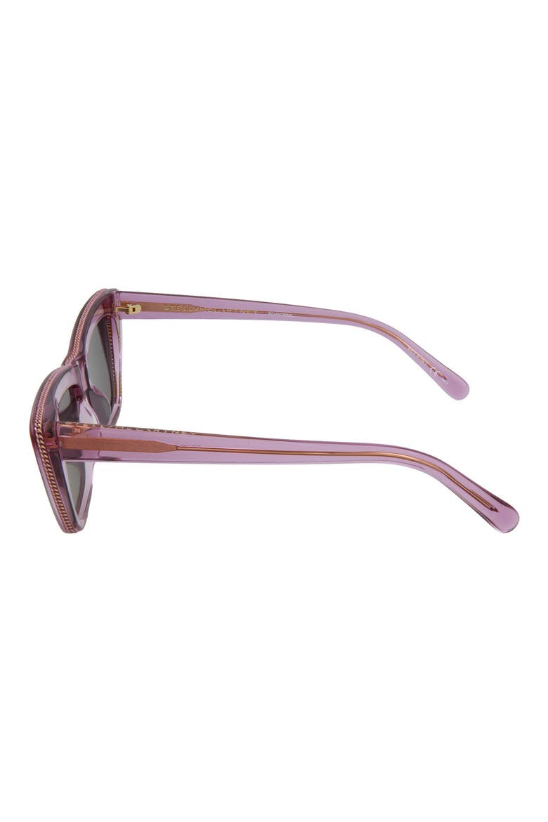 54mm Cat Eye Sunglasses, Alternate, color, VIOLET PINK/ MPK