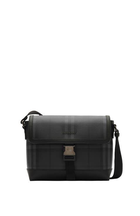 Small City Check Clip Messenger Bag