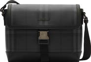 Burberry Small City Check Clip Messenger Bag