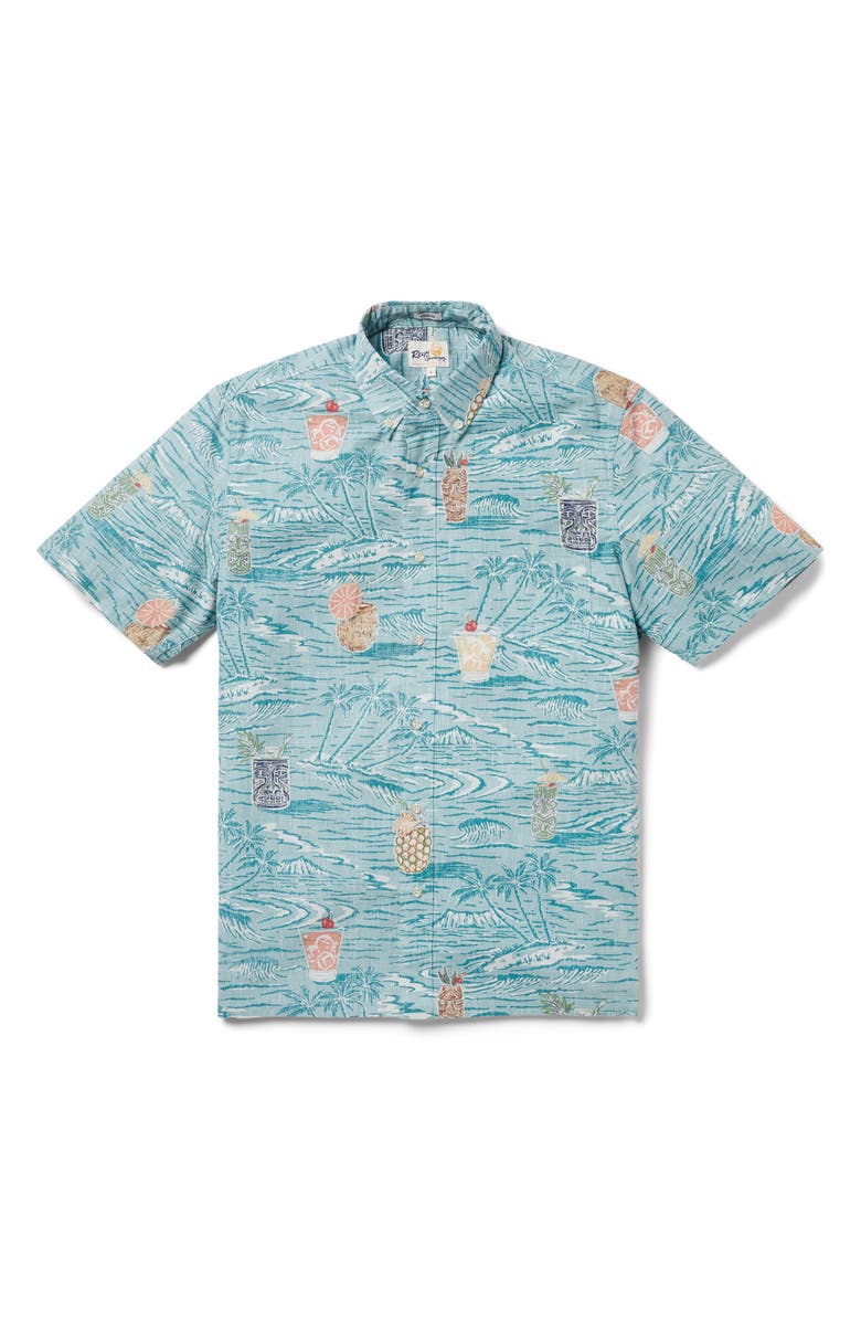 Reyn Spooner Island Sundowners Classic Fit Button-Down Shirt, Main, color, 