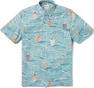Reyn Spooner Island Sundowners Classic Fit Button-Down Shirt