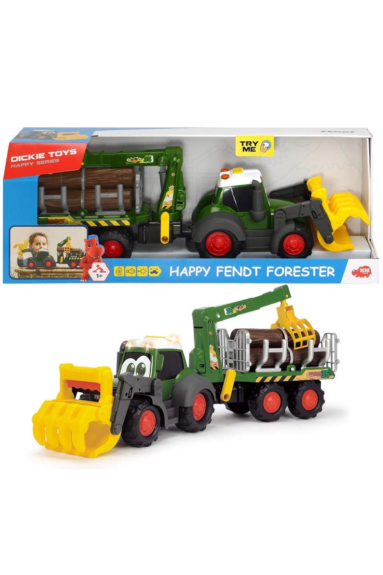 Happy Fendt 25 Inch Forester Truck And Trailer, Alternate, color, Green