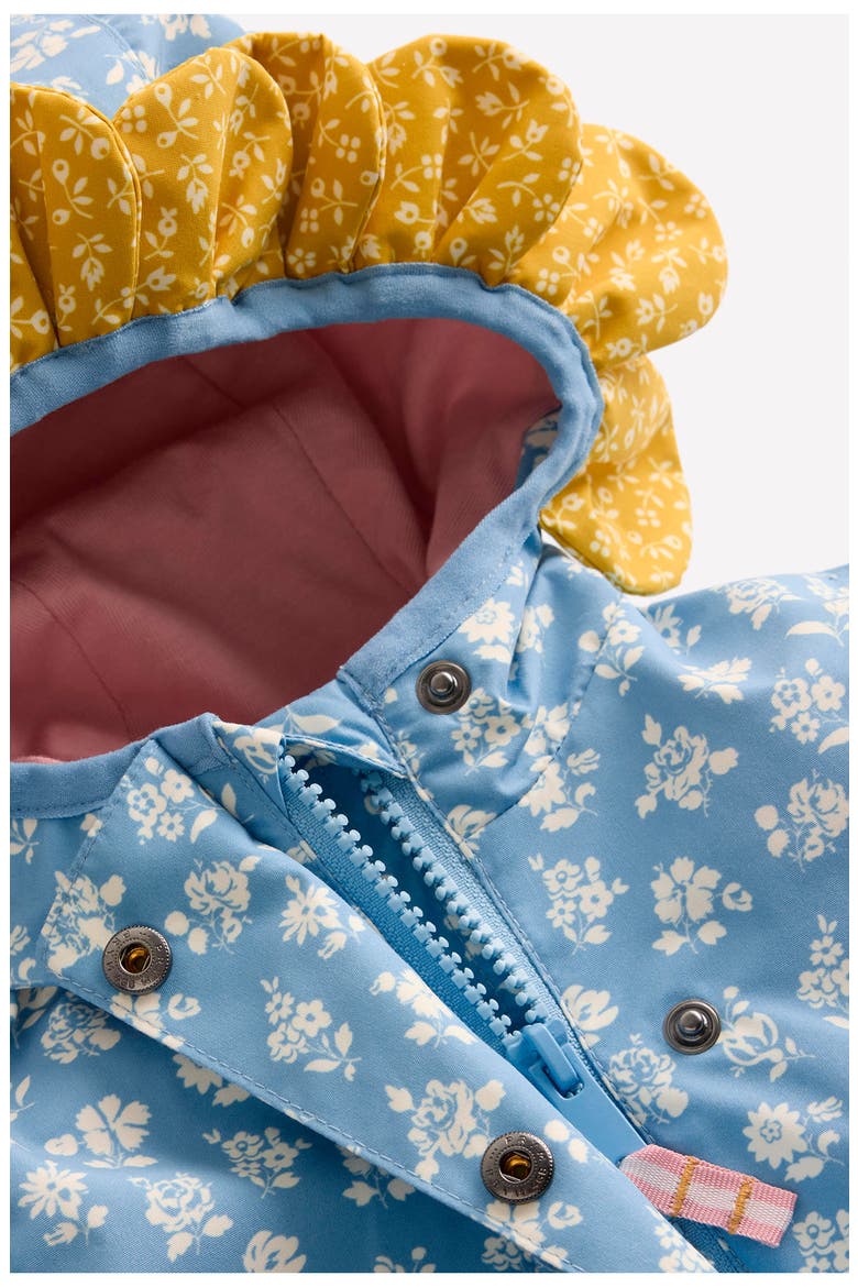 Print Fisherman Coat, Alternate, color, GLACIER BLUE DITSY FLORAL