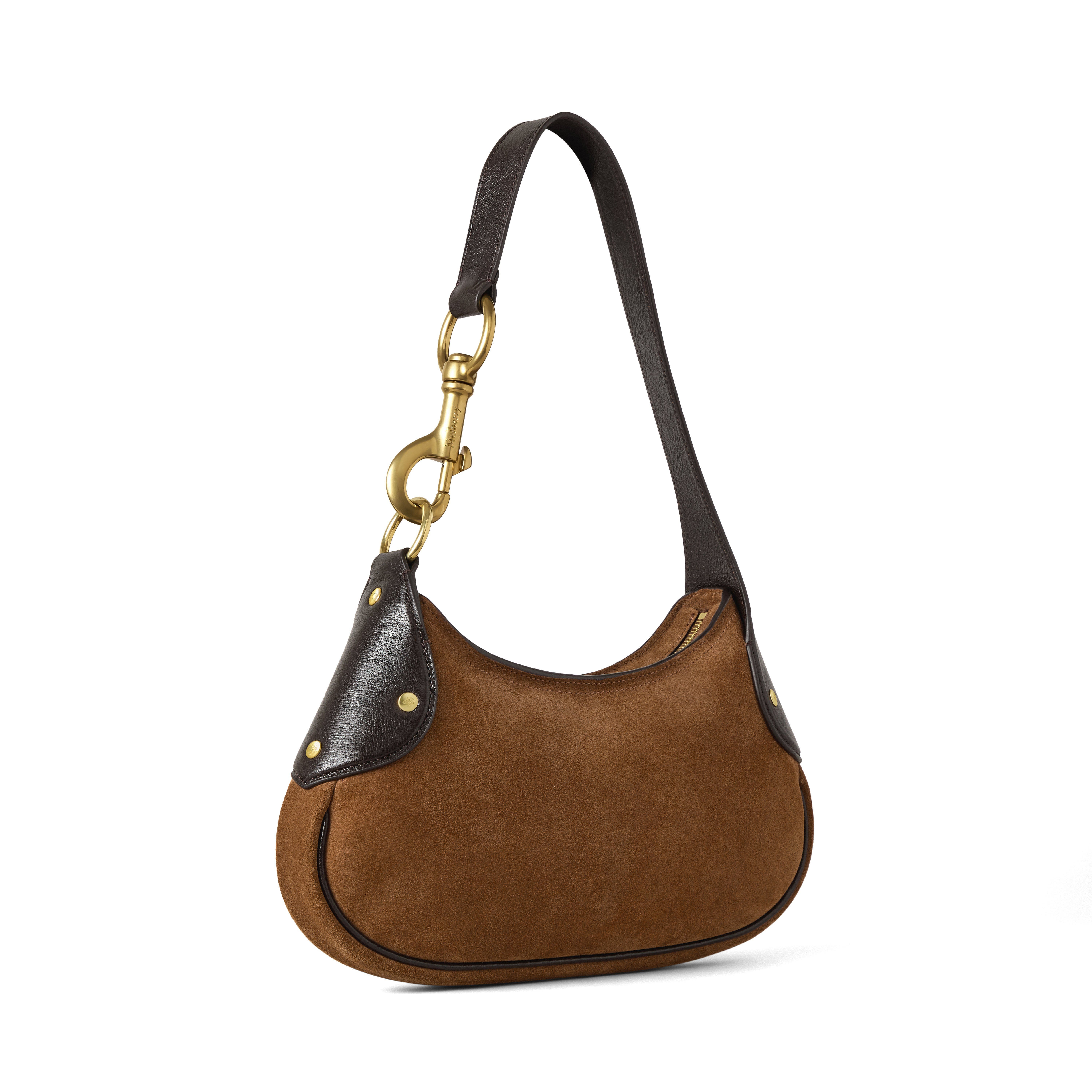 Mulberry Small Hackney Suede Shoulder Bag, Alternate, color, 
