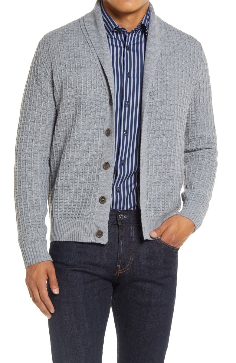 Brax James Shawl Collar Cardigan, Main, color,