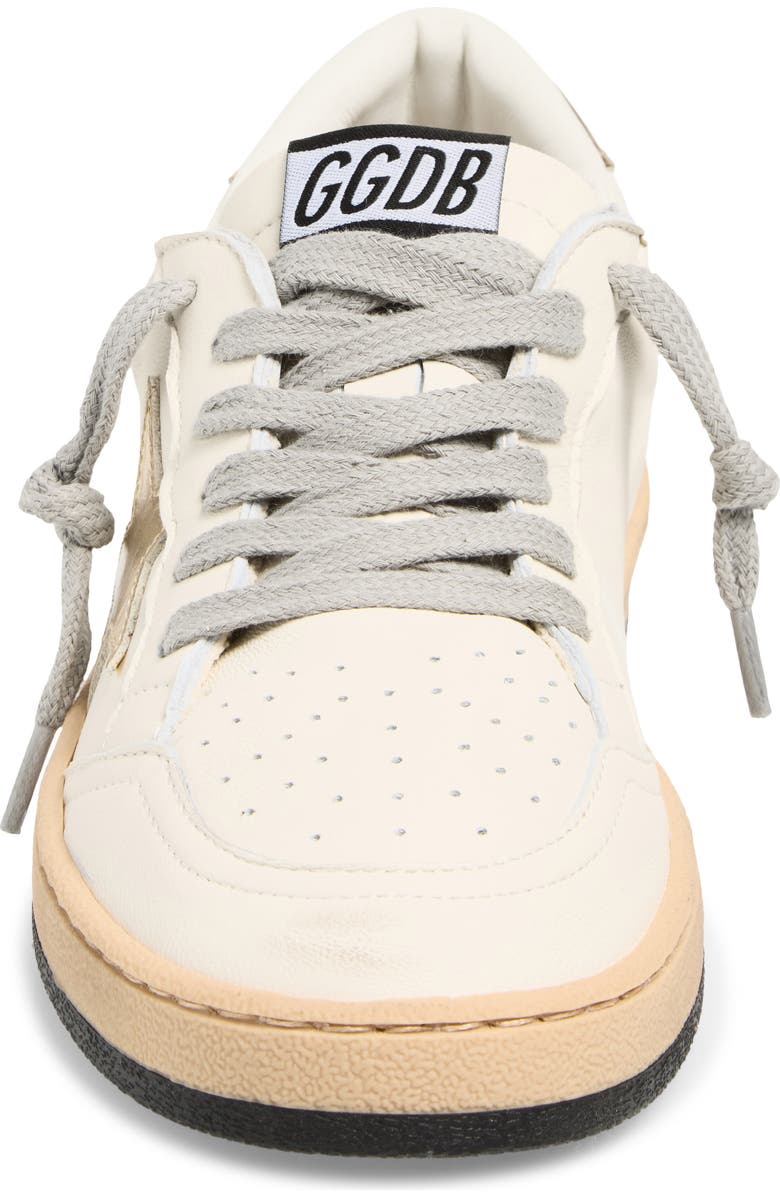 Golden Goose Kids
Ball Star Low Top Sneaker, Alternate, color, White/ Gold
