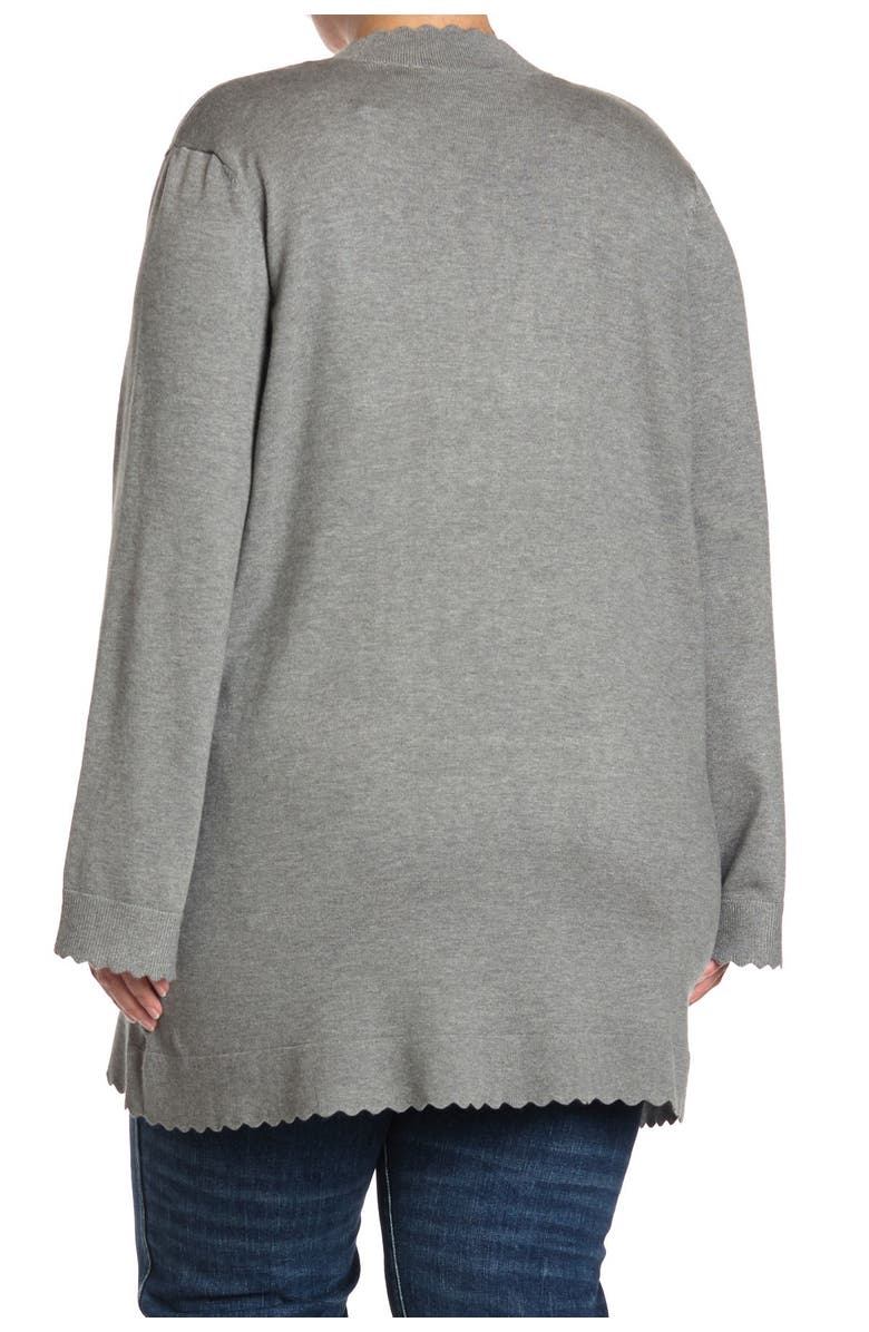 CYRUS Scalloped Edge Open Front Cardigan, Main, color, 