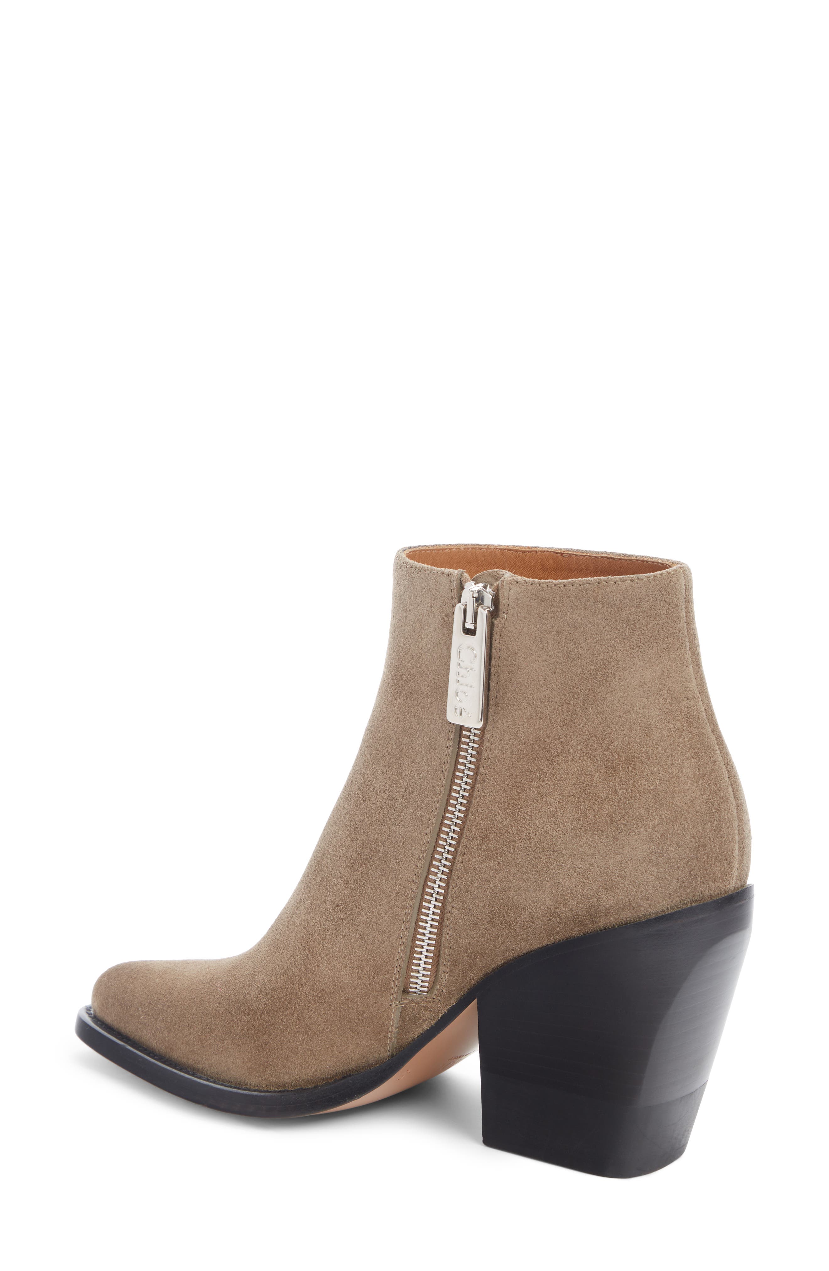 Chloé Rylee Block Heel Bootie, Alternate, color, 