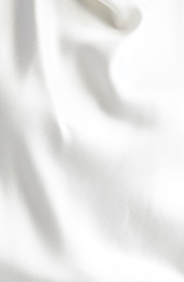 Stella McCartney Cowl Neck Satin Halter Top, Alternate, color, Cream