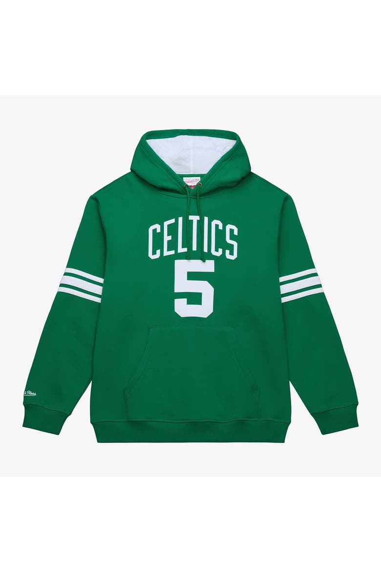 Men's Mitchell & Ness Kevin Garnett Kelly Green Boston Celtics Name & Number Hoodie, Main, color, Kelly Green