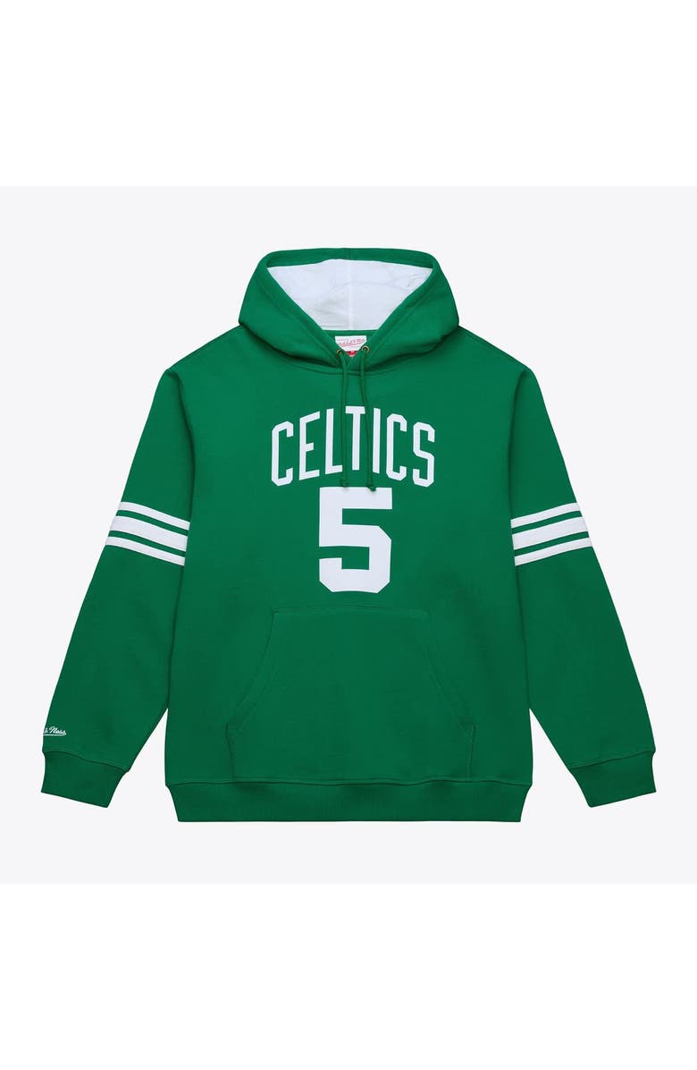 Mitchell & Ness Men's Mitchell & Ness Kevin Garnett Kelly Green Boston Celtics Name & Number Hoodie, Main, color, Kelly Green