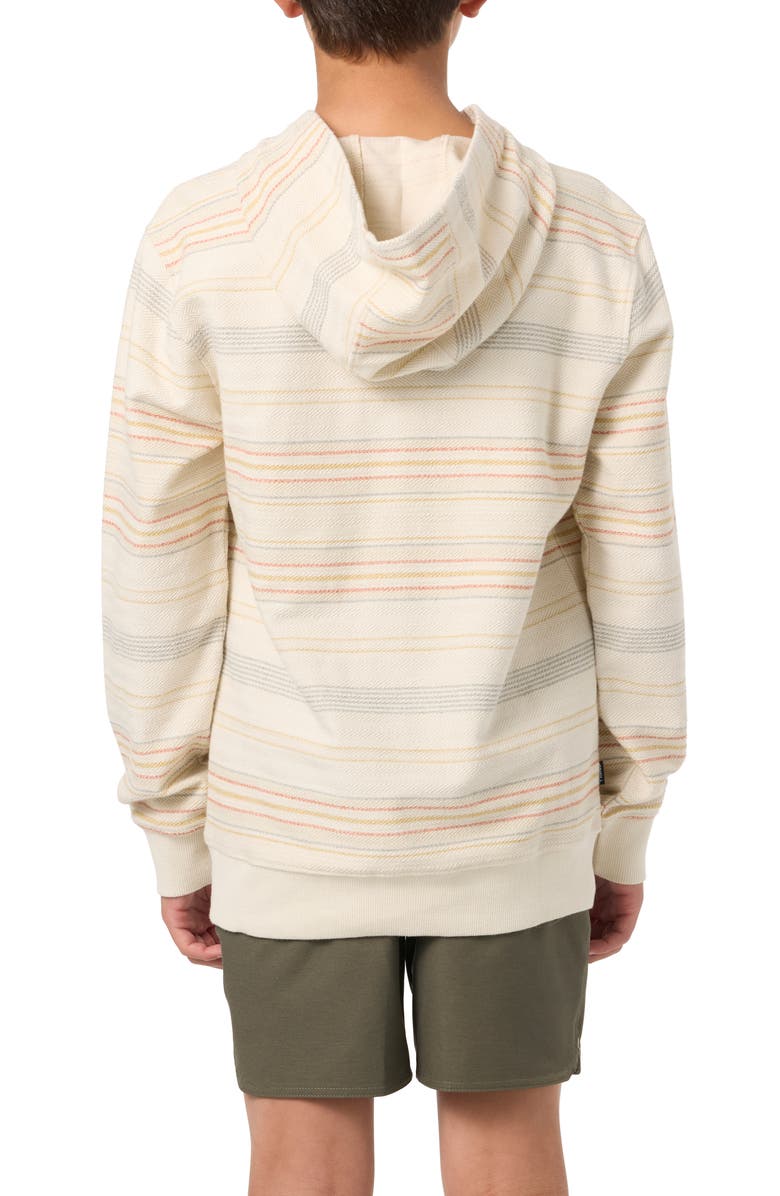 O'Neill Kids' Bavaro Blanket Stripe Pullover Hoodie, Alternate, color, 