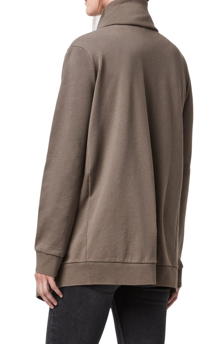 AllSaints Brooke Knit Jacket, Alternate, color, 