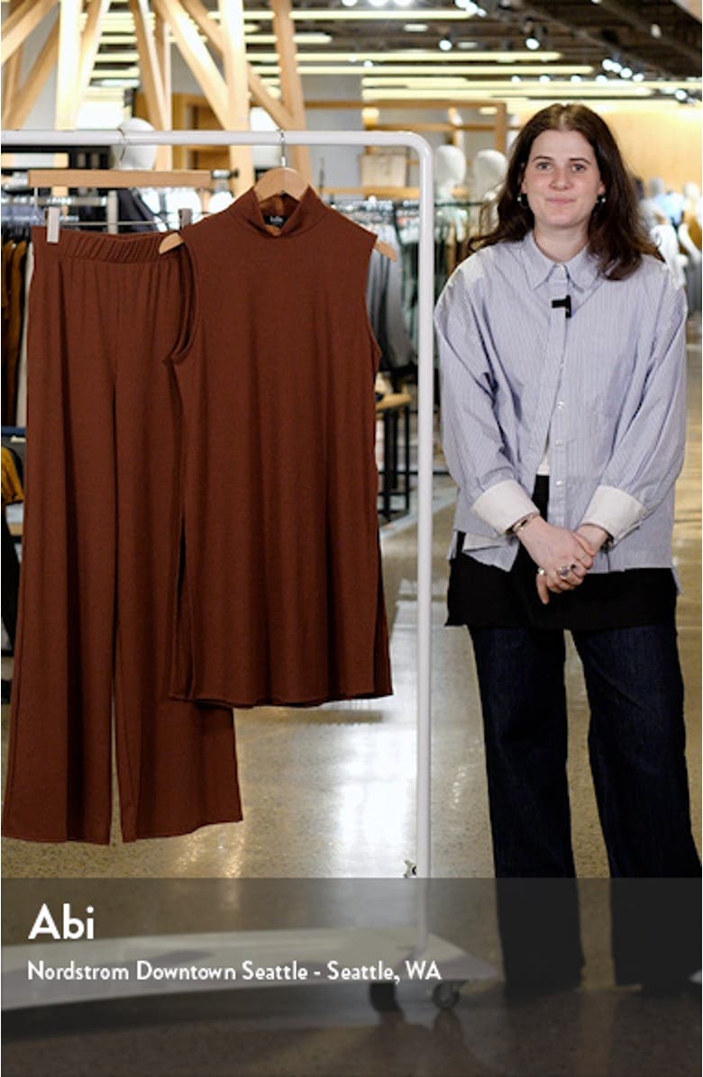 Gigi Rib Sleeveless Top & Wide Leg Pants, sales video thumbnail