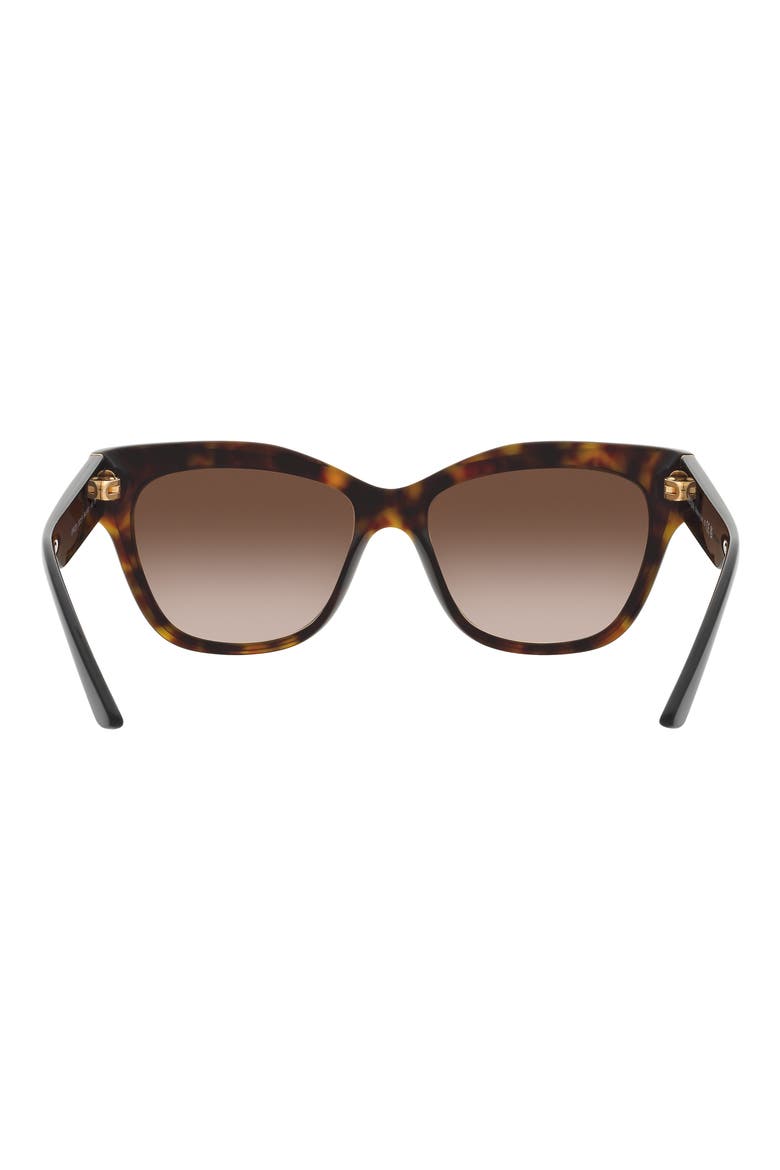 53mm Cat Eye Sunglasses, Alternate, color, BROWN GRADIENT