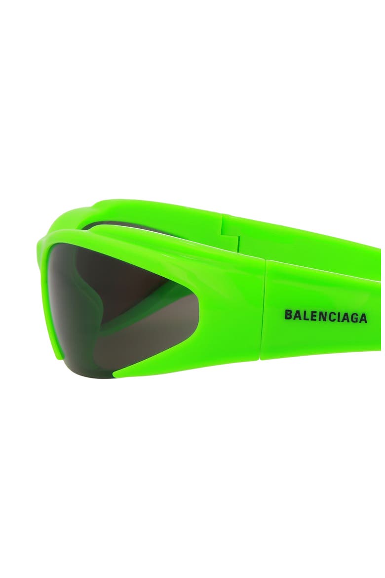 80mm Wrap Sunglasses, Alternate, color, GREEN GREEN GREY