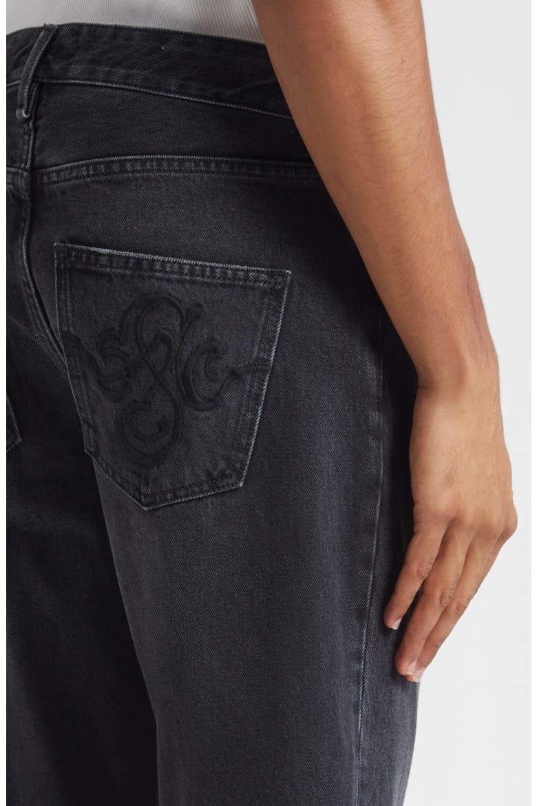 Fog Bootcut Jeans, Alternate, color, BLACK B90