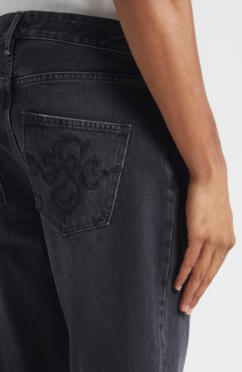 STOCKHOLM SURFBOARD CLUB Fog Bootcut Jeans, Alternate, color, Black