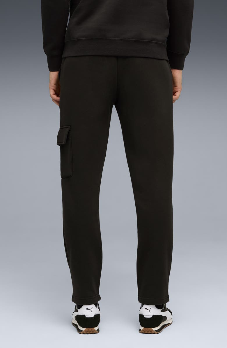 PUMA Essentials Embossed Cargo Pants, Alternate, color, Puma Black