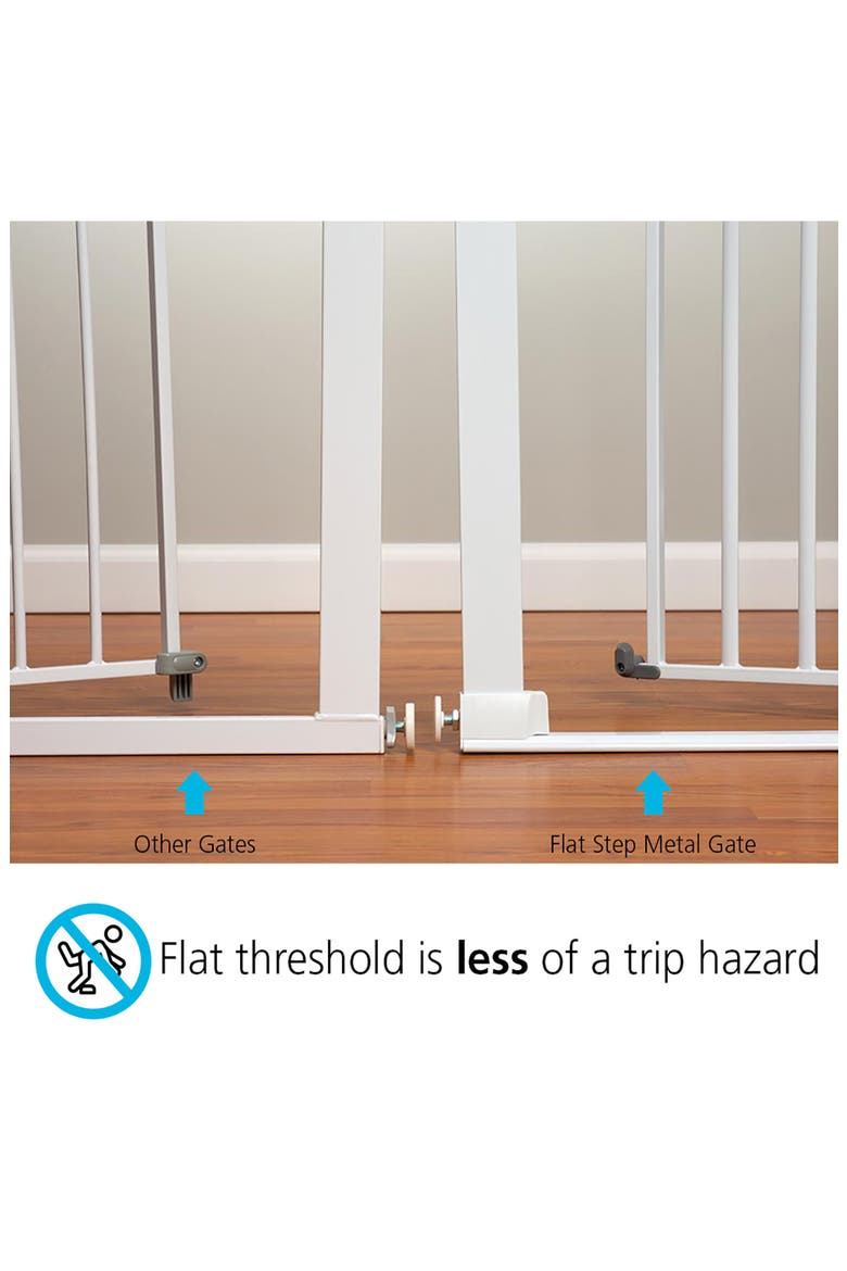 Flat Step Gate, Alternate, color, WHITE