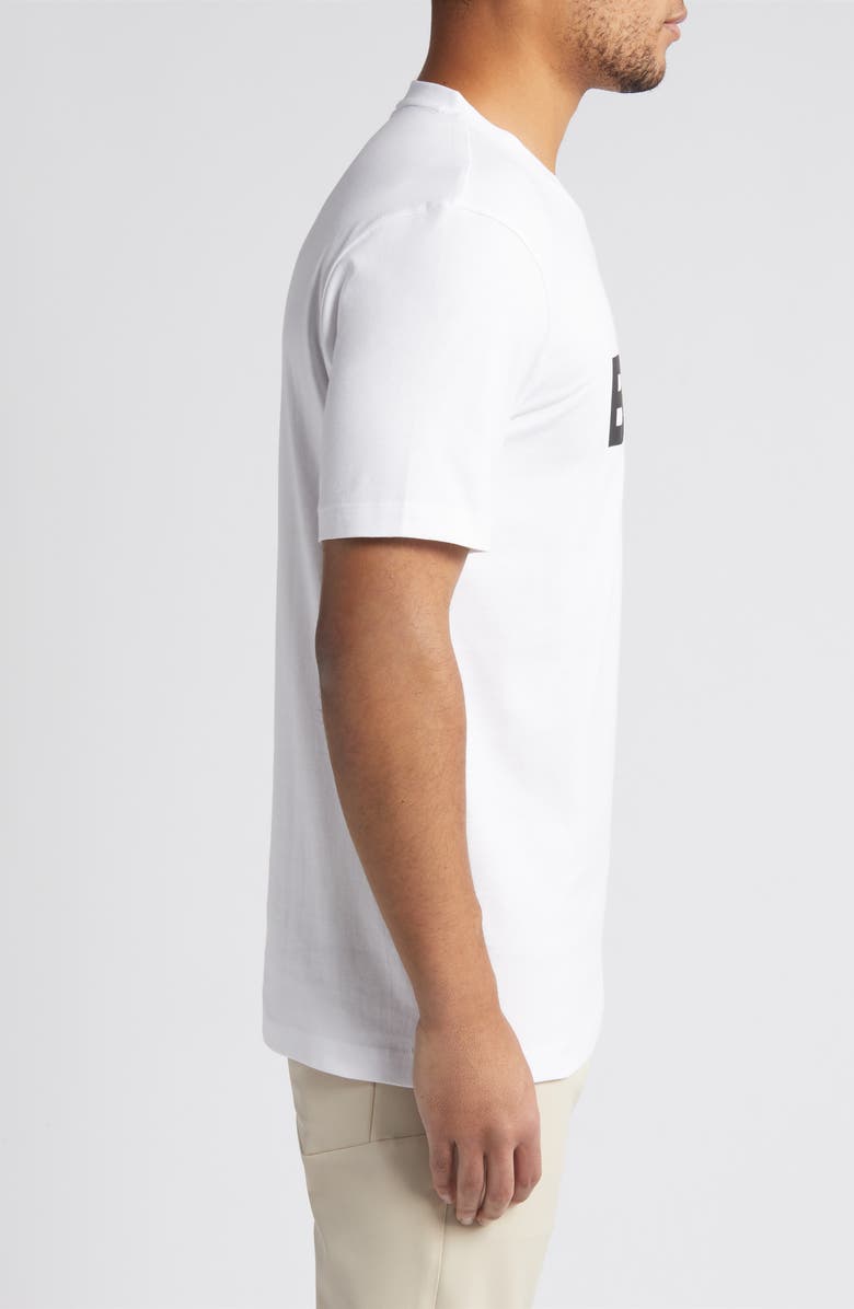 BOSS Tiburt Logo Graphic T-Shirt, Alternate, color, White
