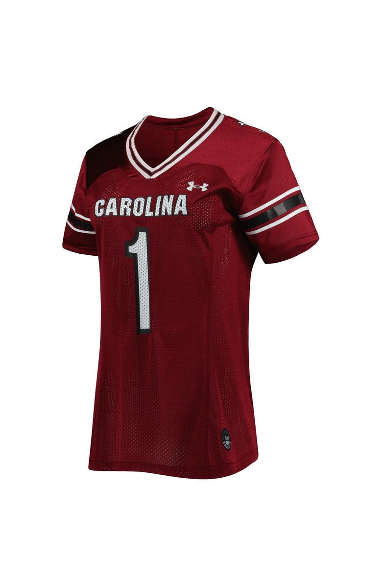 Under Armour Women's Under Armour #1 Garnet South Carolina Gamecocks Replica Team Football Jersey, Alternate, color, 