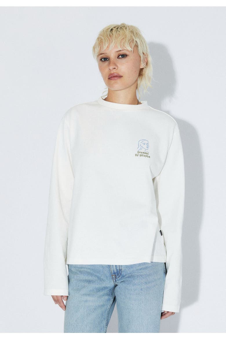 Kath Long Sleeve, Alternate, color, Off White Draw