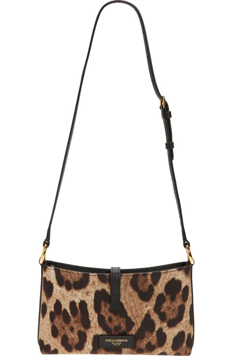 Dolce&Gabbana Sicilian Street Lock Faux Leather Shoulder Bag, Alternate, color, Hy13m Leo New