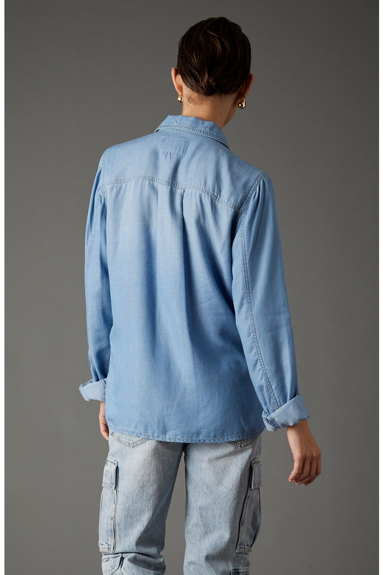 Your Favorite Tencel Shirt, Alternate, color, Light Tel Aviv