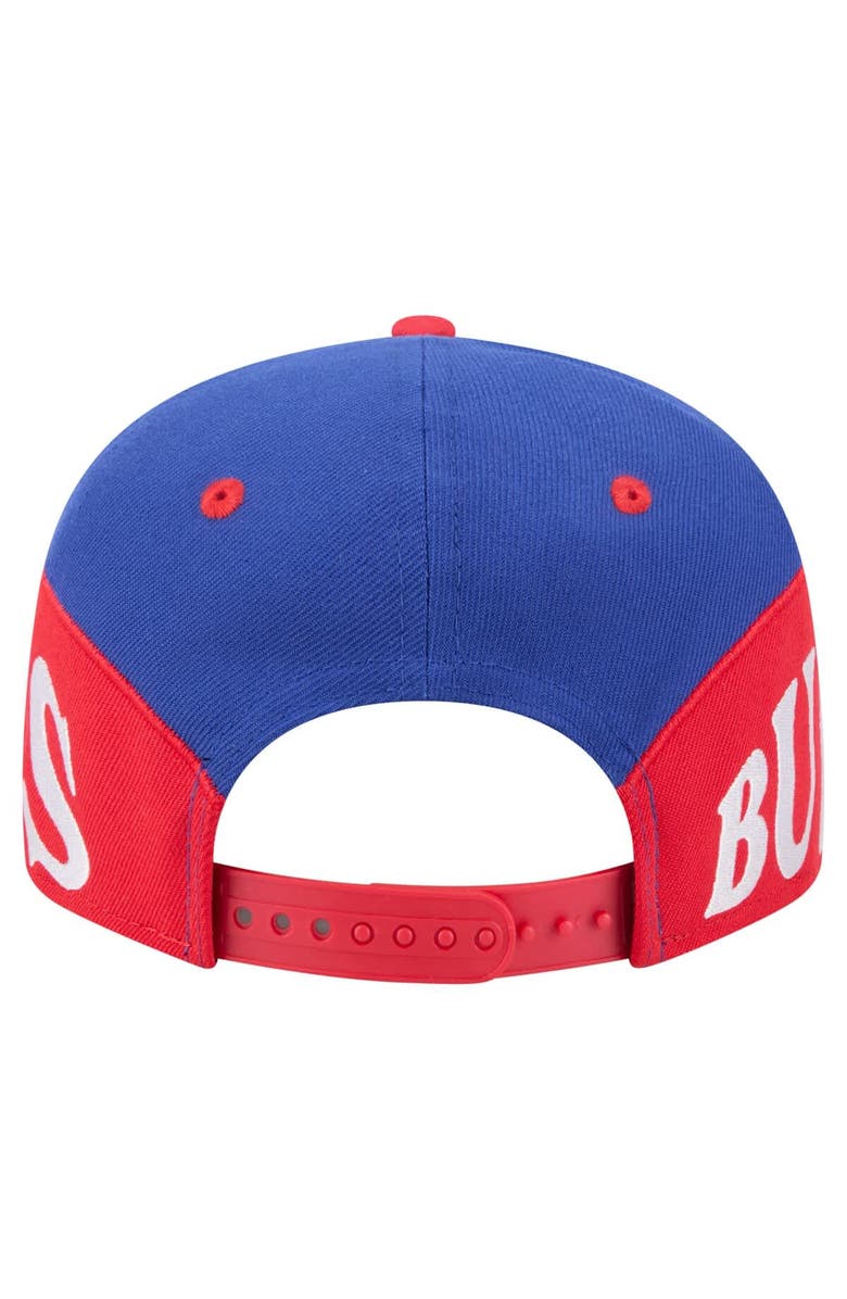 New Era Men's New Era  Royal/Red Buffalo Bills Split 9FIFTY Snapback Hat, Alternate, color, 