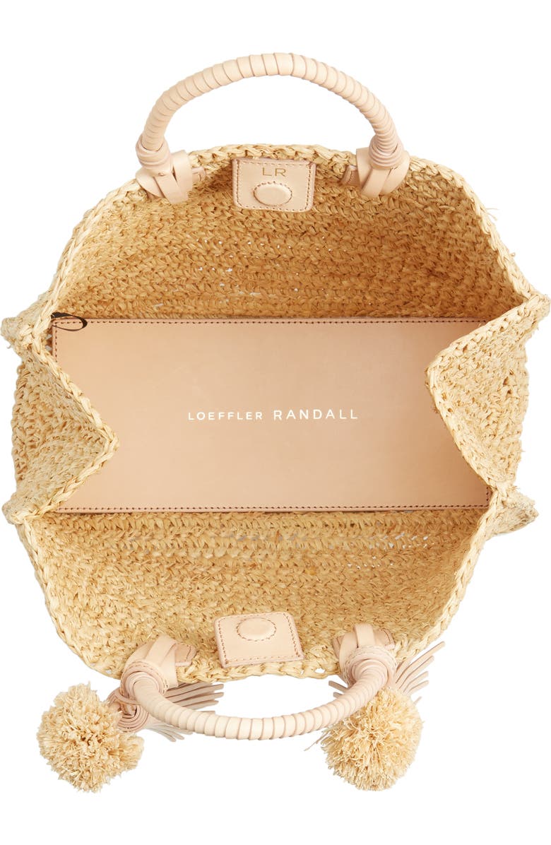 Loeffler Randall Straw Travel Tote, Alternate, color,