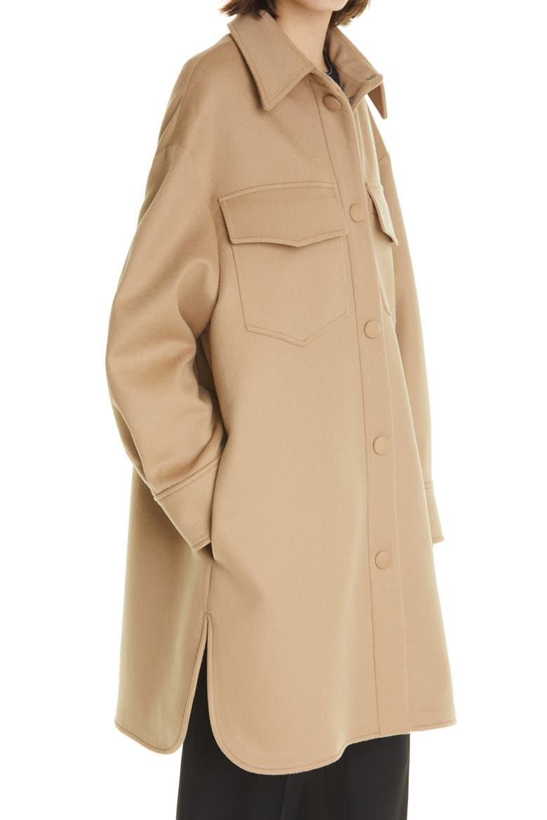 Kerry Oversize Wool Utility Coat, Alternate, color, CAMEL