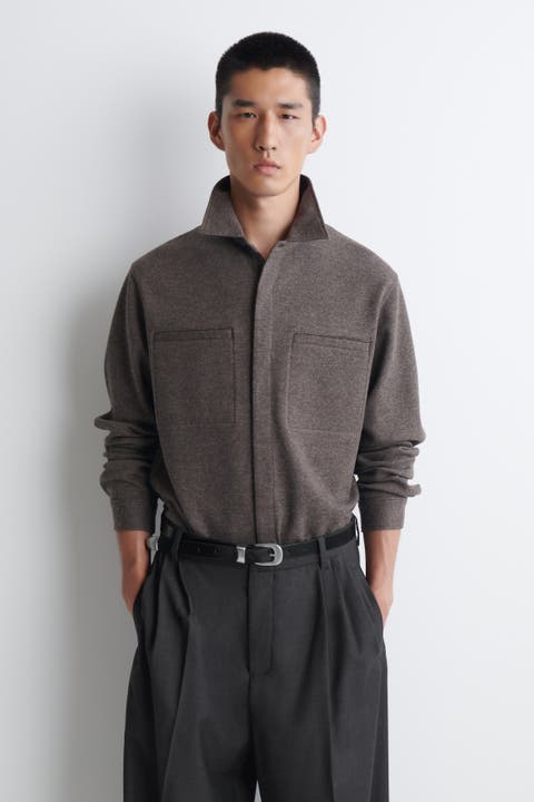 Relaxed Jersey Overshirt