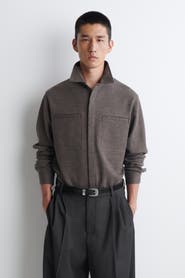COS Relaxed Jersey Overshirt