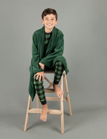 Leveret Kids Fleece Robe, Shawl Collar, Solid Colors Nordstrom