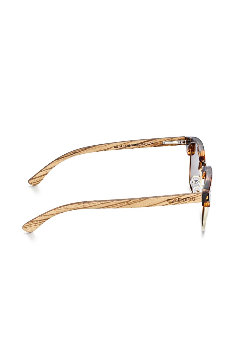 Marokopa Polarized Sunglasses, Alternate, color, Zebra/Brown
