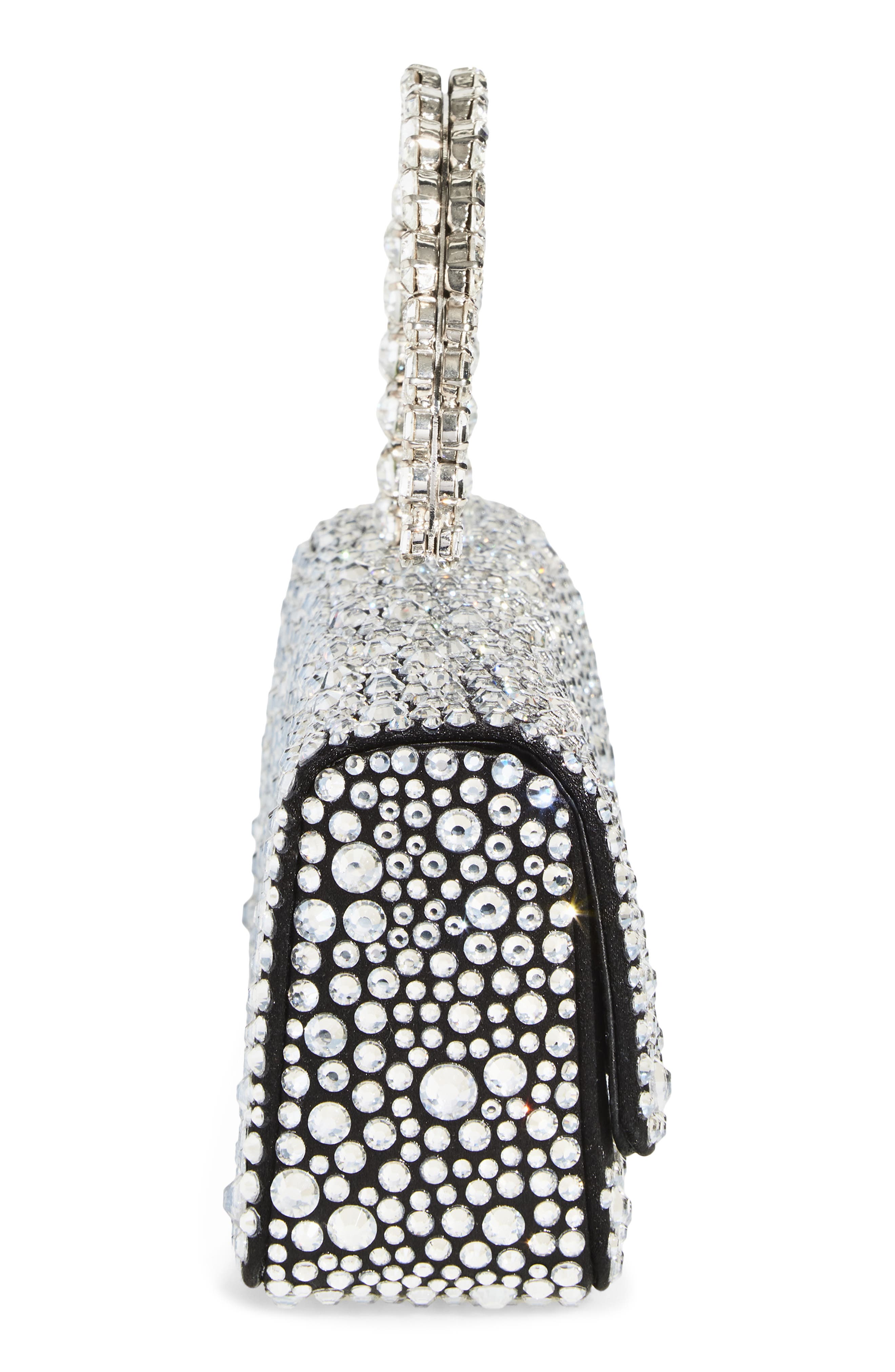 L’alingi Malika Crystal Embellished Jewel Handle Clutch, Alternate, color, 