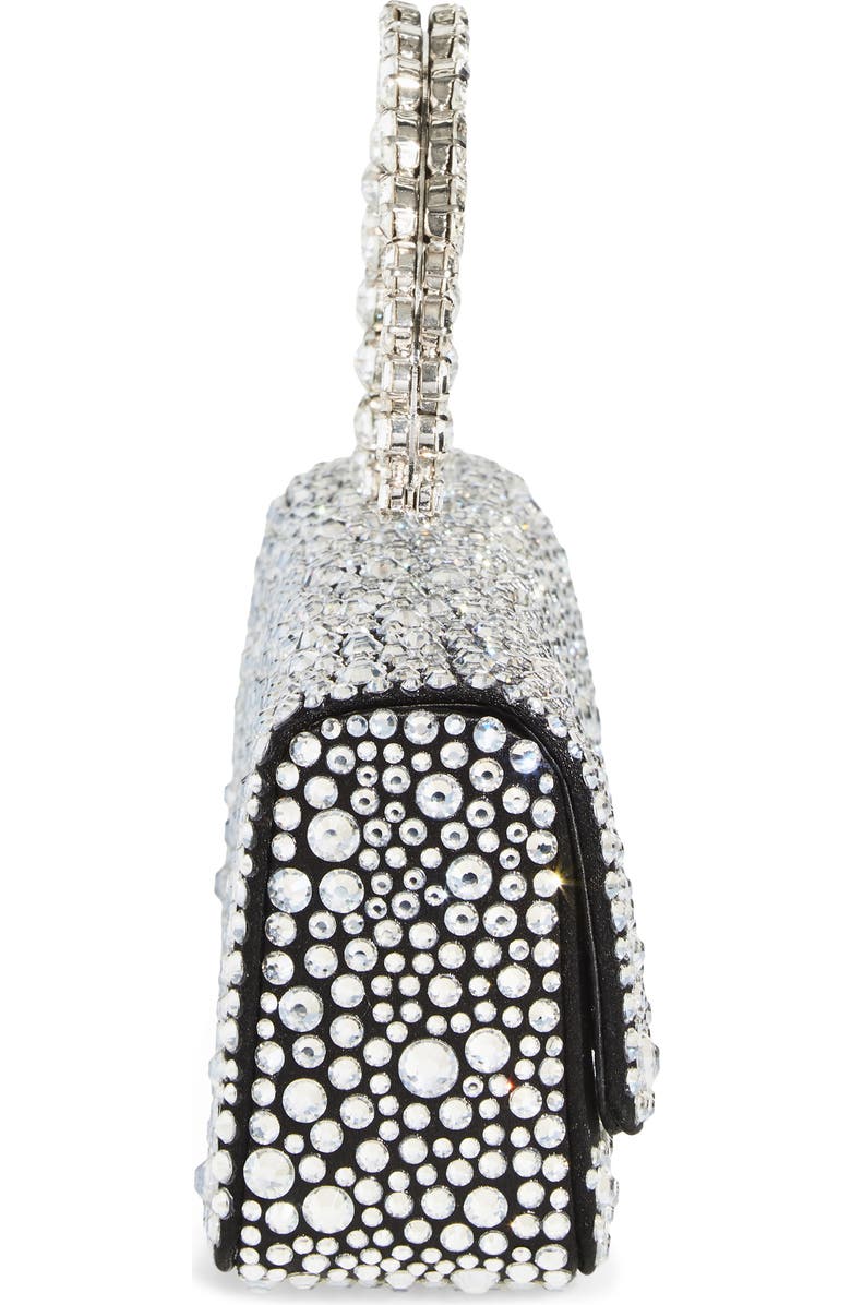 L’alingi Malika Crystal Embellished Jewel Handle Clutch, Alternate, color,