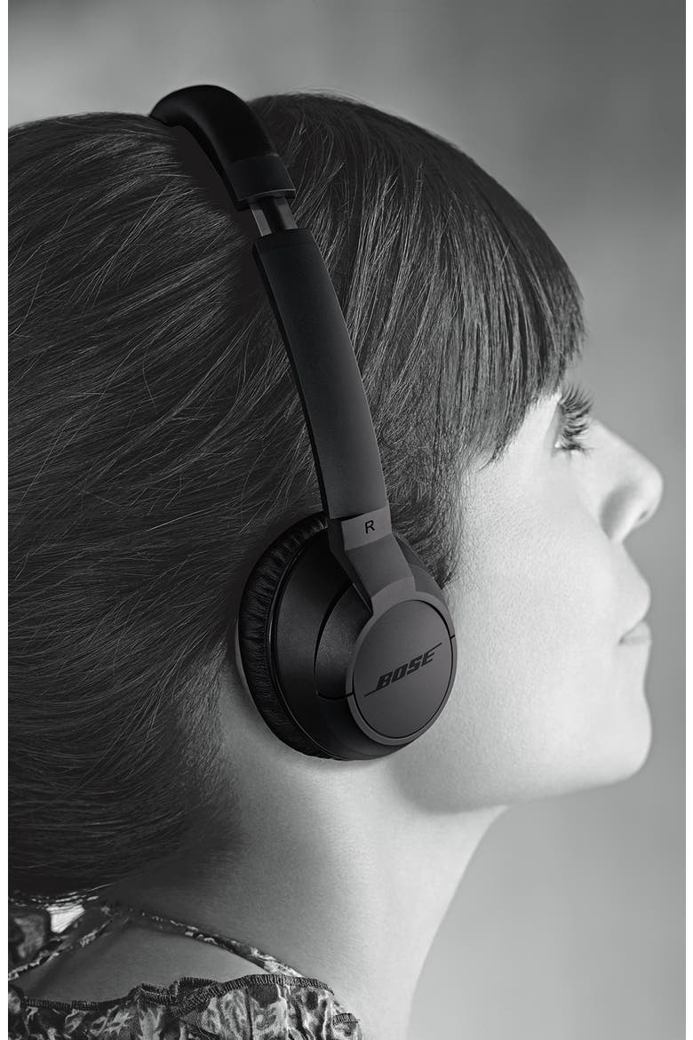SoundTrue™ On-Ear Headphones, Alternate, color, BLACK