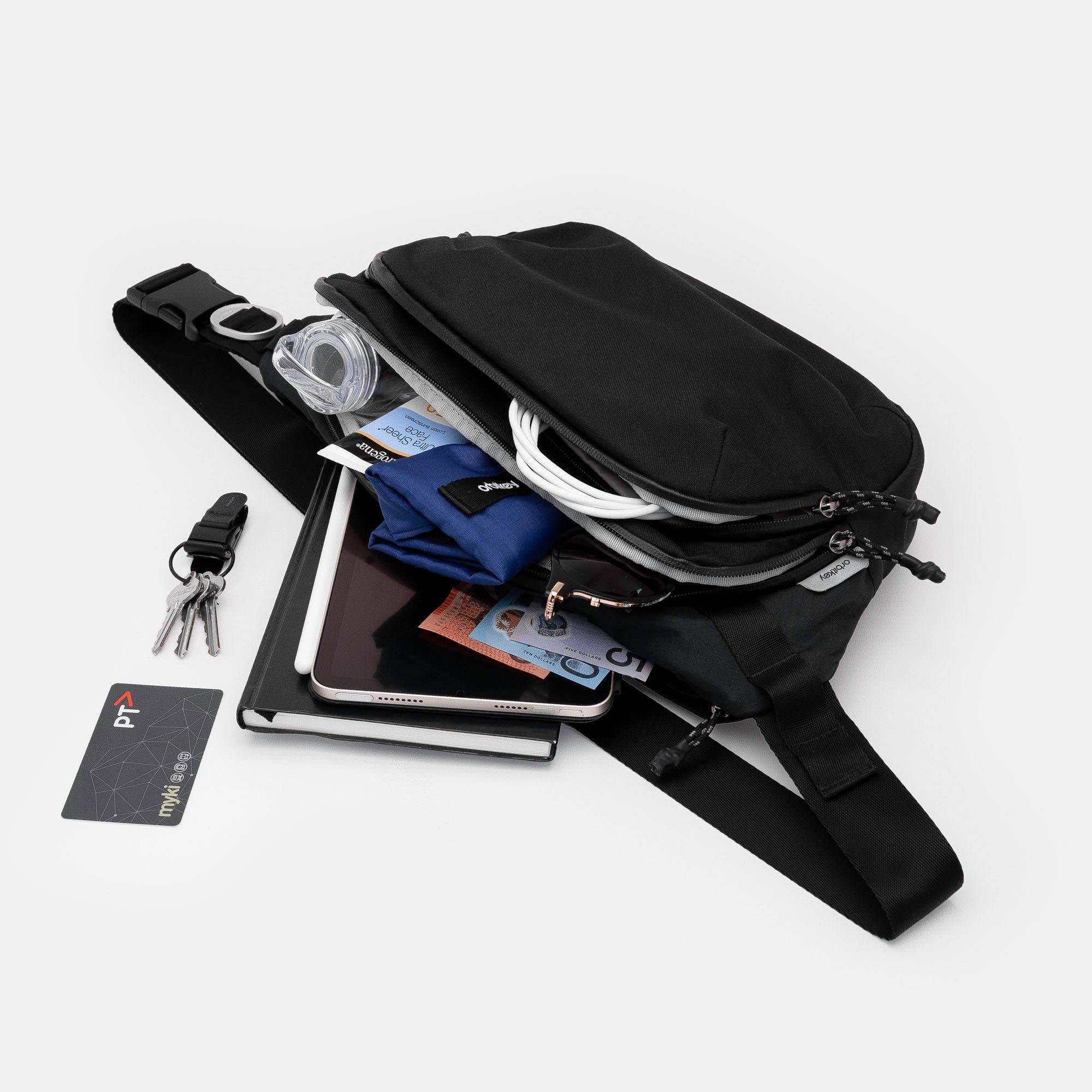 Orbitkey Sling Plus, Alternate, color, Black