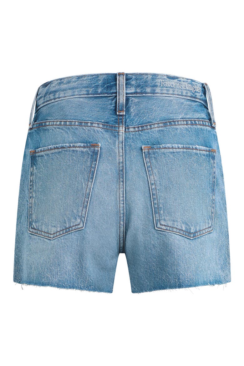 The Caroline High Waist Cutoff Denim Shorts, Alternate, color, HELENA