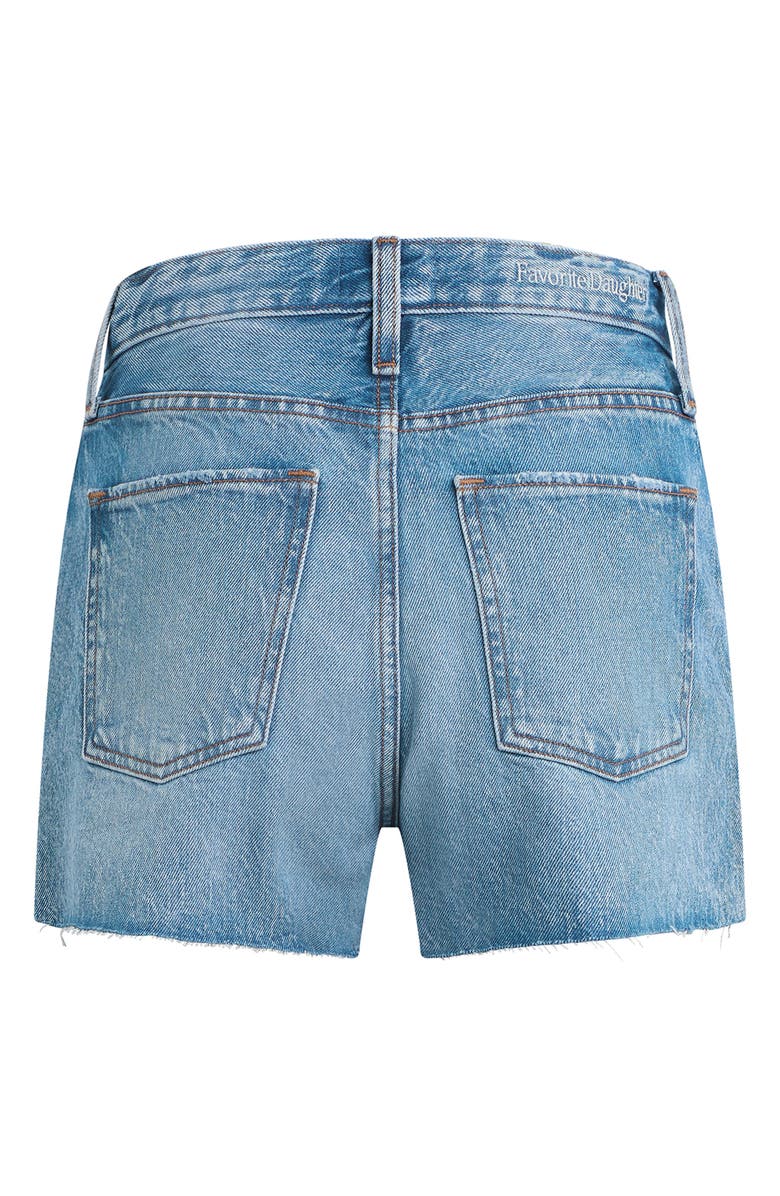 Favorite Daughter The Caroline High Waist Cutoff Denim Shorts, Alternate, color, Helena