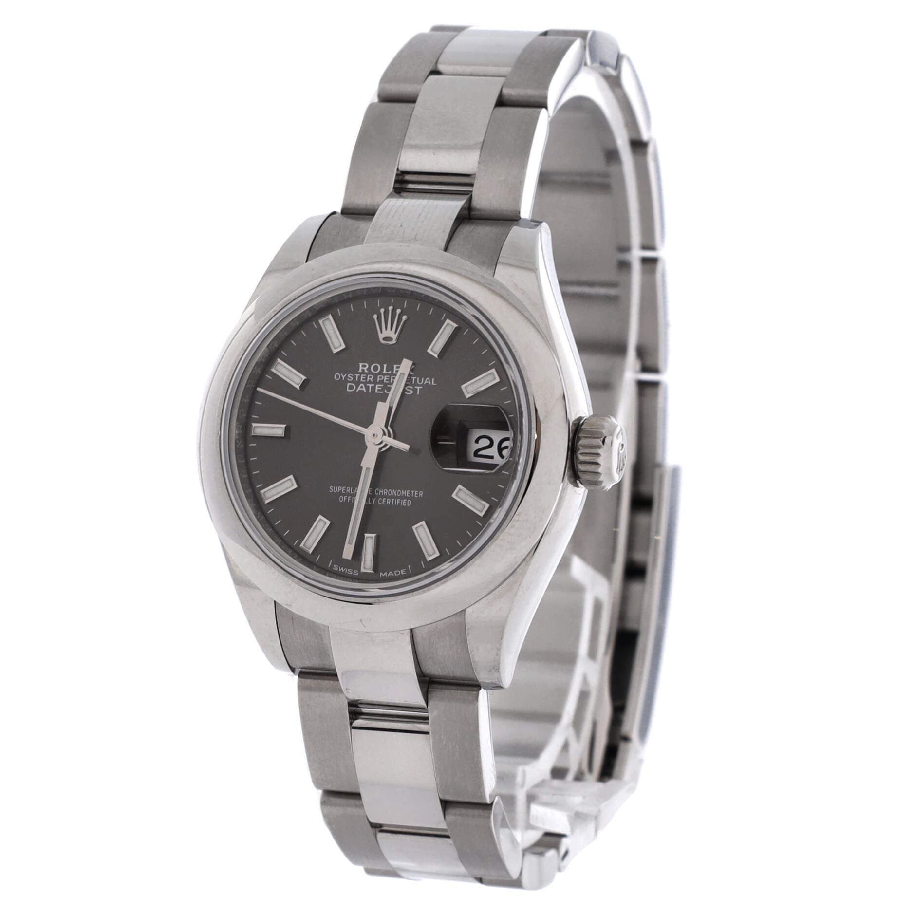 Oyster Perpetual Datejust Automatic Watch Stainless Steel 28, Alternate, color, Metallic Silver
