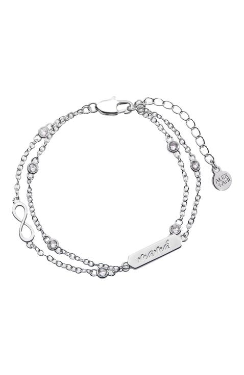 Mamá Infinity Adjustable Chain Bracelet
