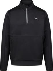 Trespass Jay Quarter Zip Long-Sleeved Top