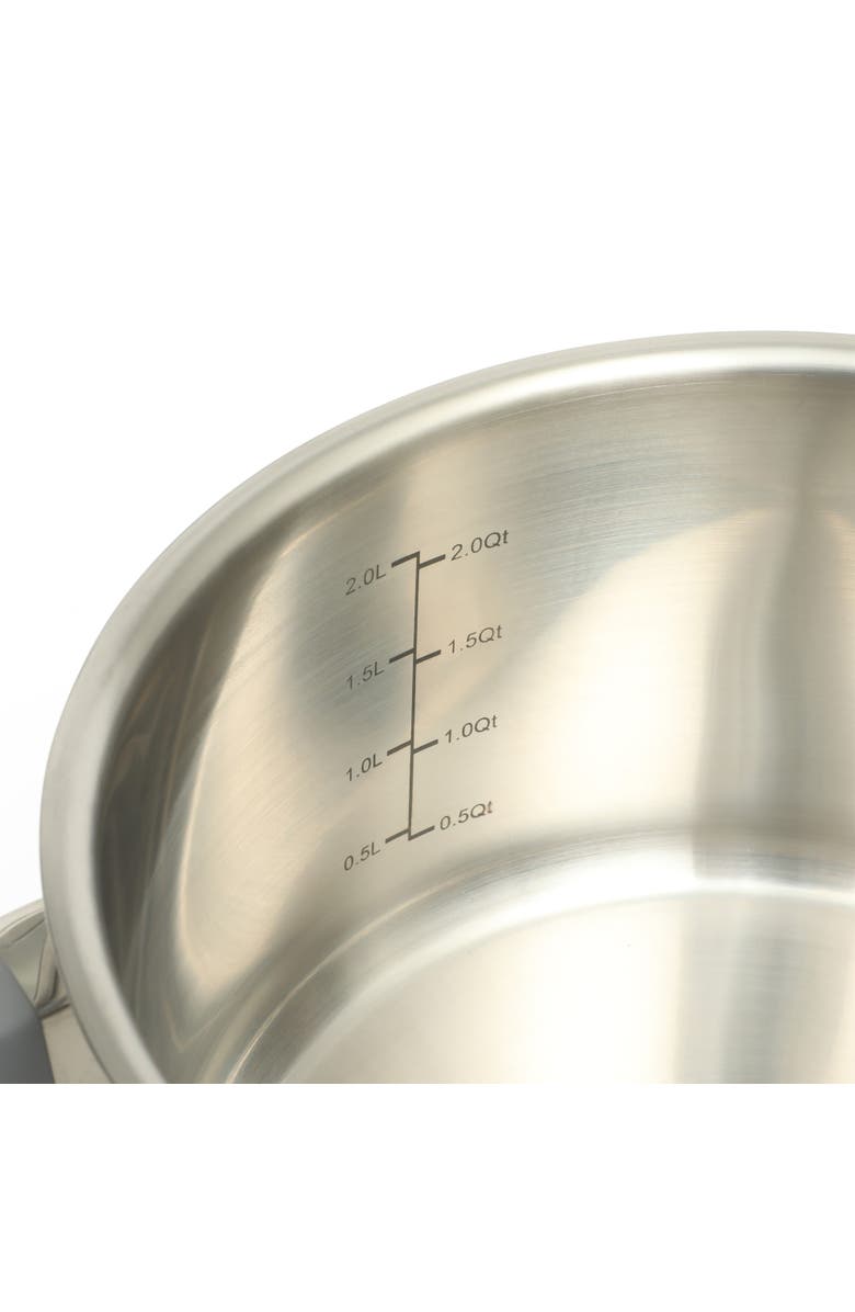 OSTER Beauford 9-Piece Stainless Steel Pots and Pans Cookware Set, Alternate, color, Silver