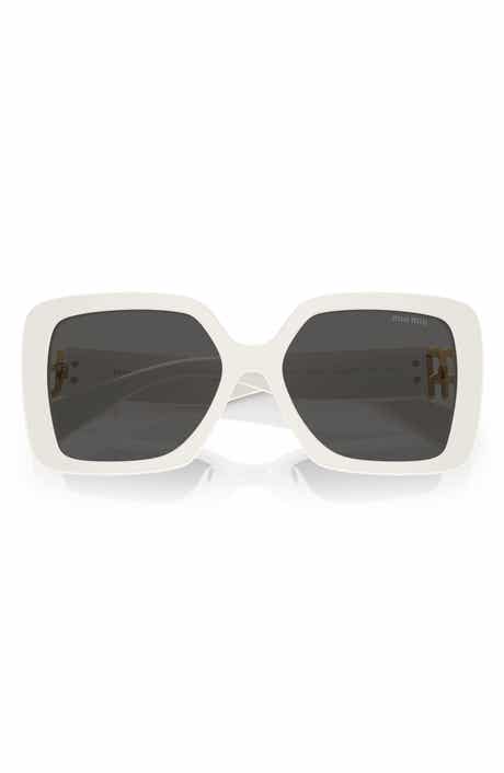 Miu Miu 56mm Square Sunglasses