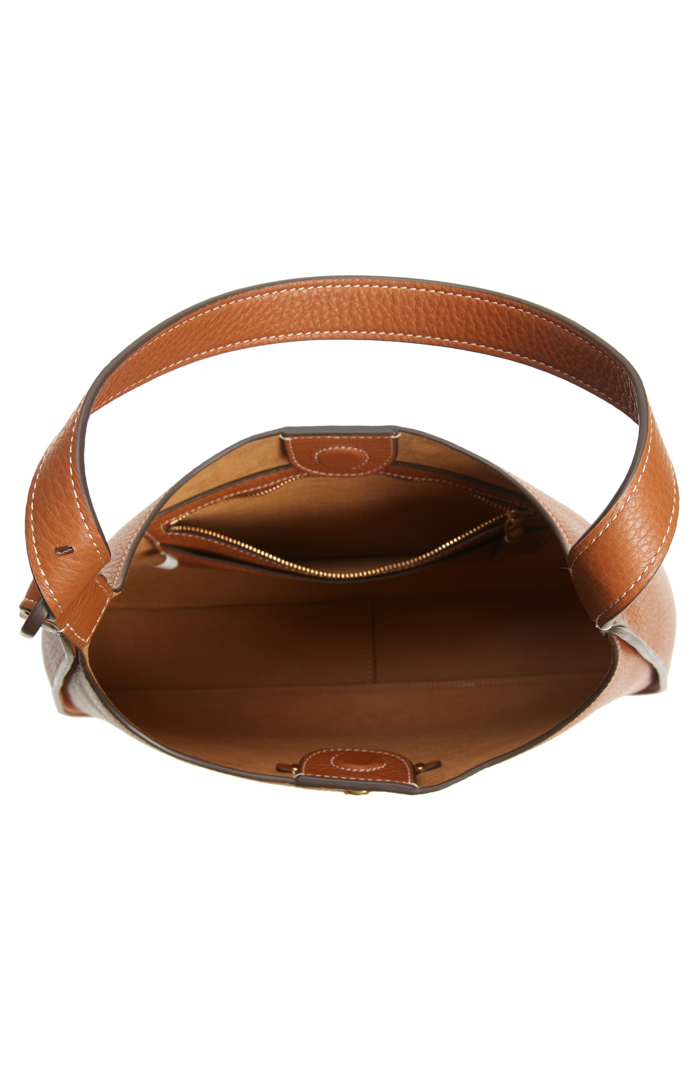 Tory Burch Miller Leather Hobo Bag, Alternate, color, 