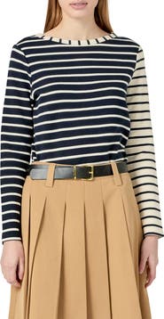 English Factory Multi Stripe Long Sleeve T-Shirt