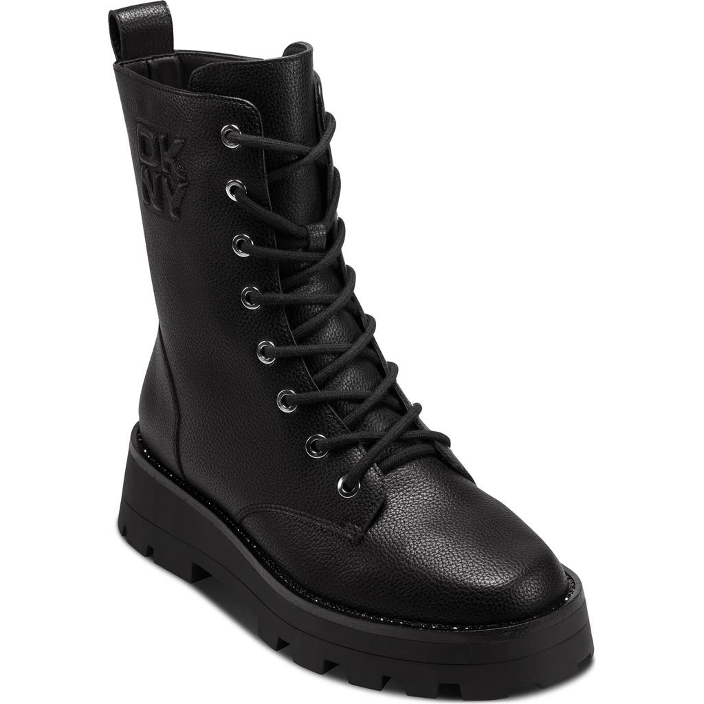 Dkny Sejal Platform Bootie In Black